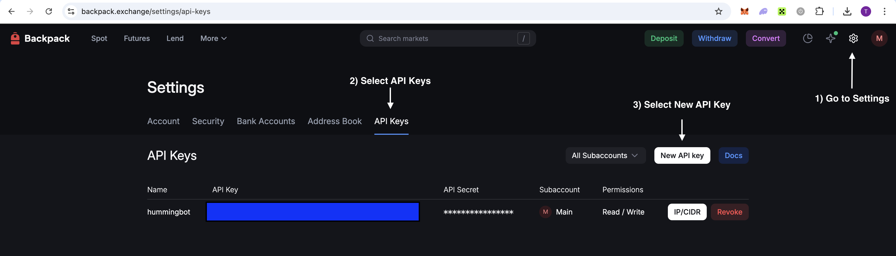 API Configuration